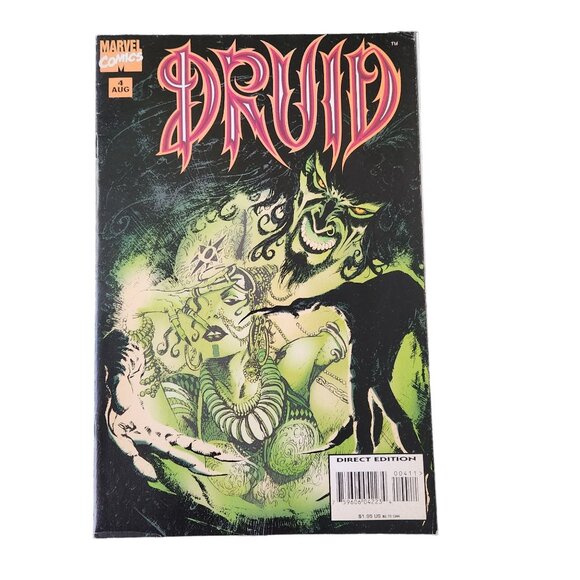 Marvel Druid #4 1995 Comic Book Collector Bagged Boarded - Picture 1 of 2
